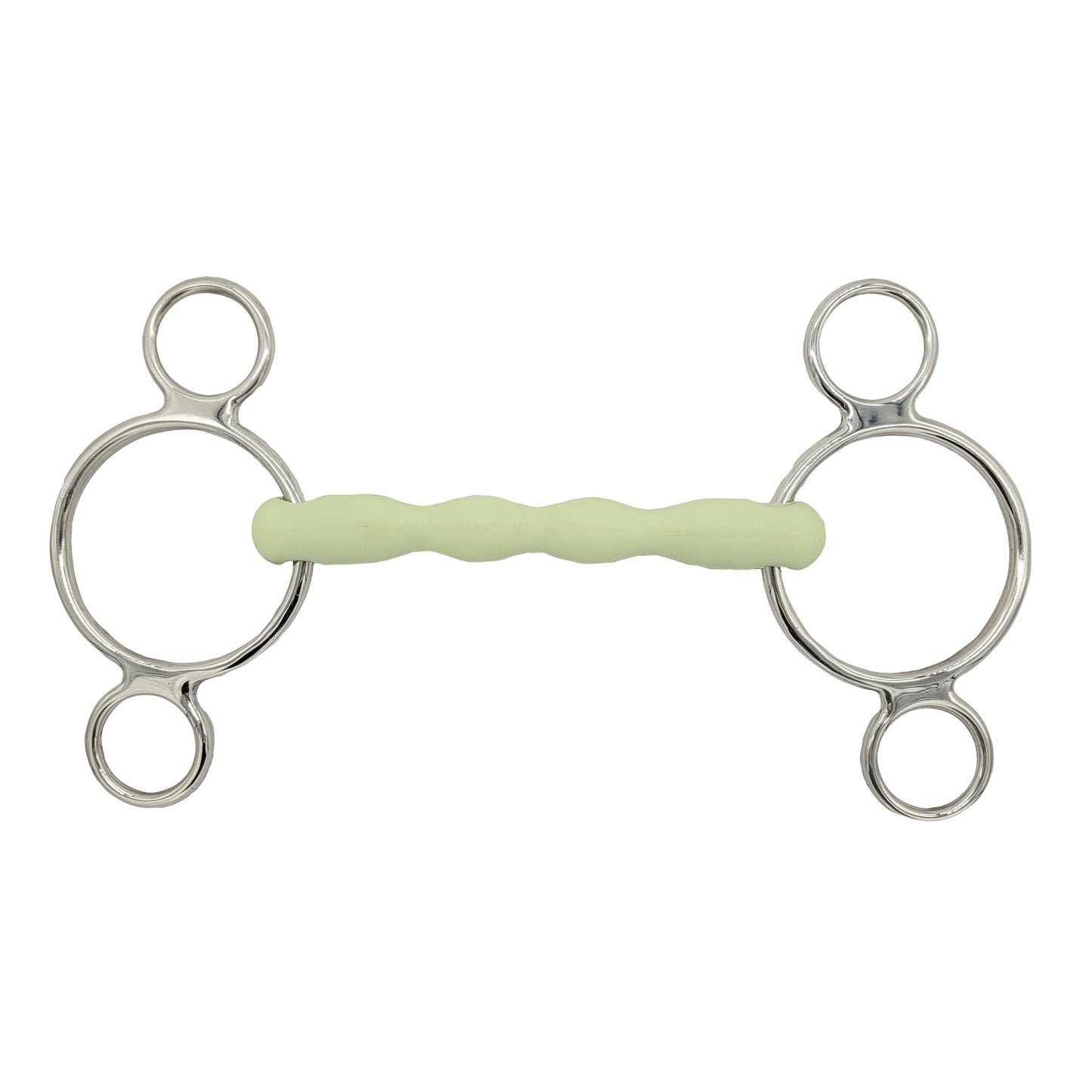 Zilco Pessoa Gag Flexible White Mouth Bit