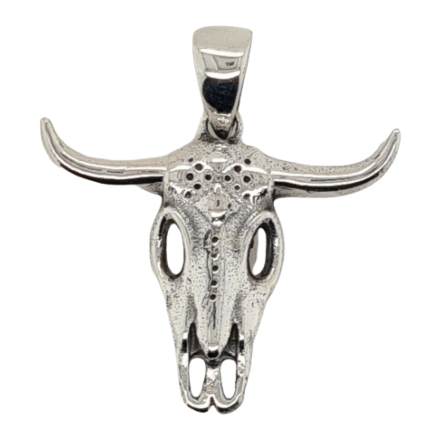 MCJ Steer Skull Pendant - EQ Saddlery