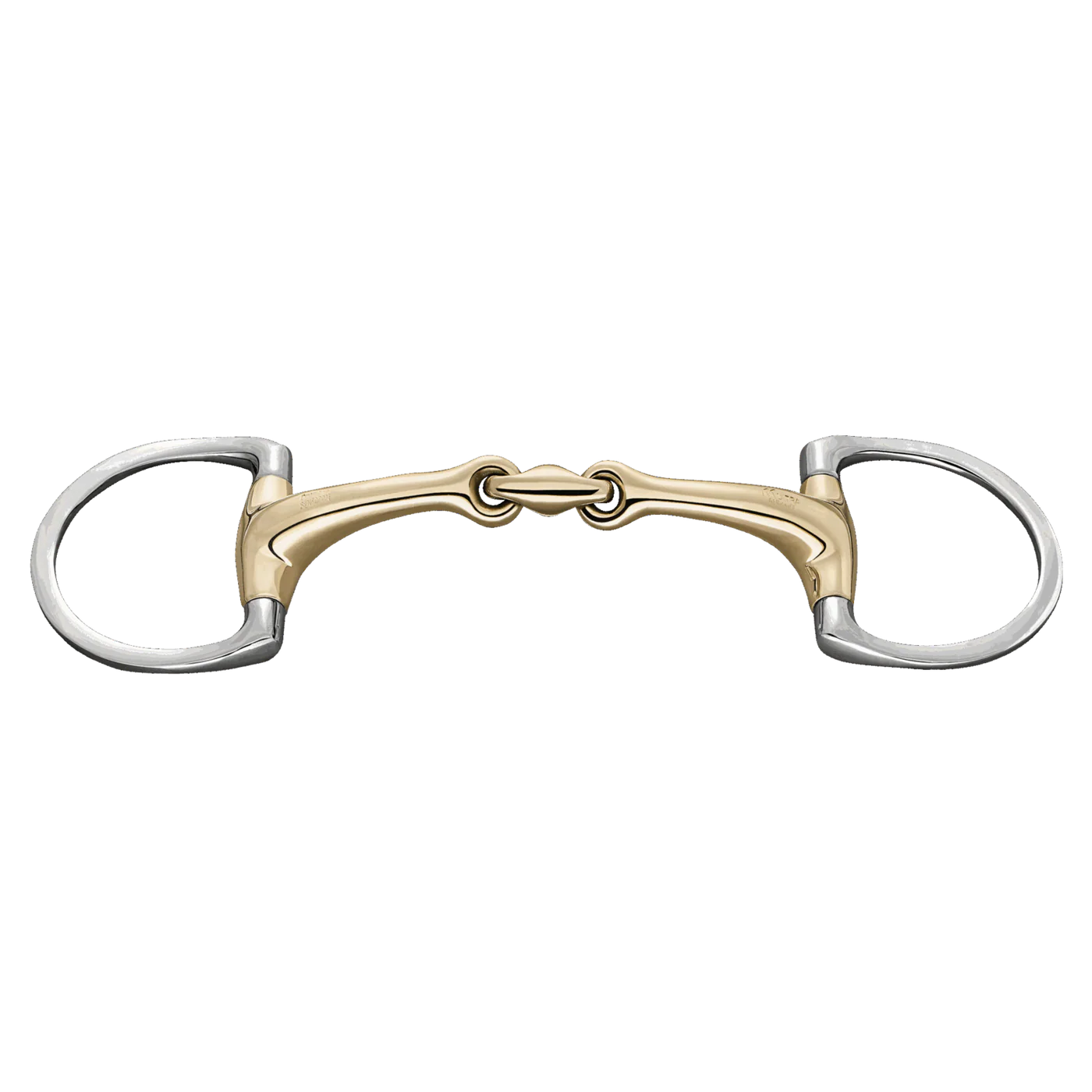 Sprenger Dynamic RS Eggbutt With D-Shaped Rings 14 mm Double Jointed Bit