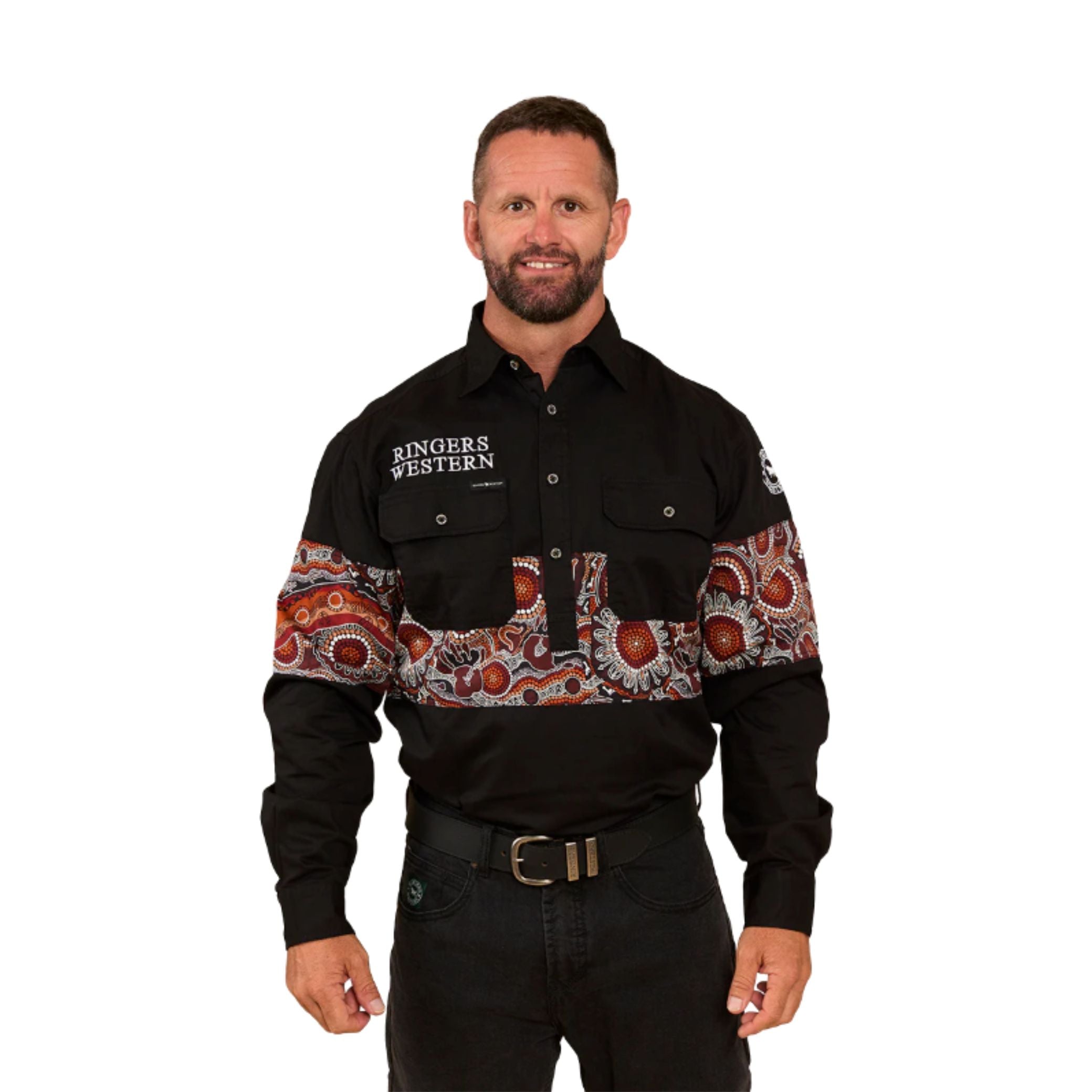 Ringers Western - Unisex - Walkabout Warrior T-Shirt -Charcoal