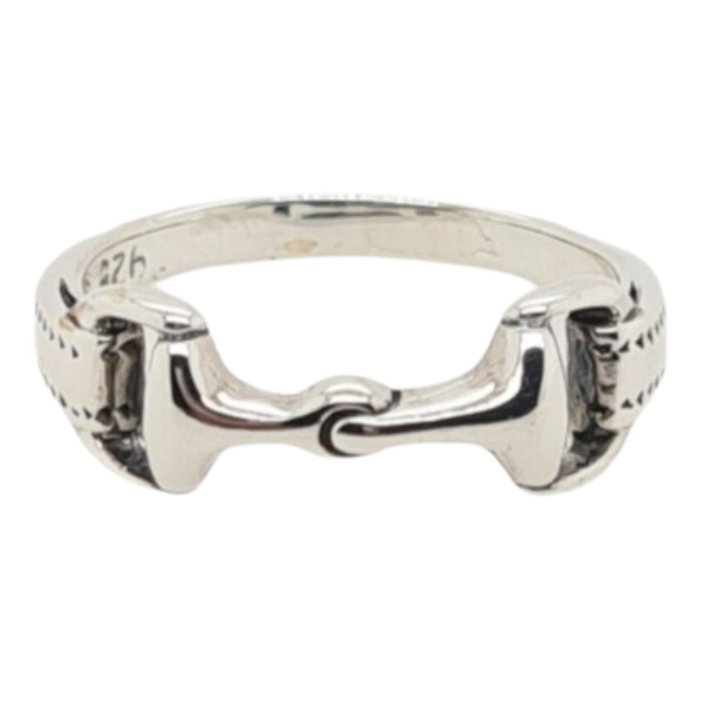 MCJ Double Horse Bit Band Ring - EQ Saddlery