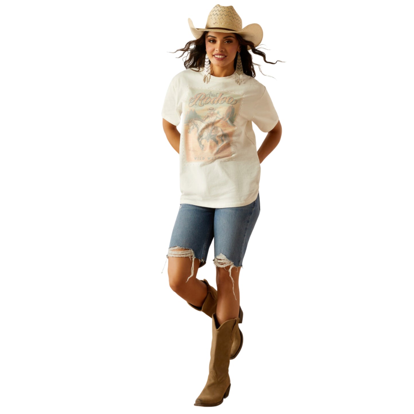 Ariat Wms Rodeo SS Tee - EQ Saddlery