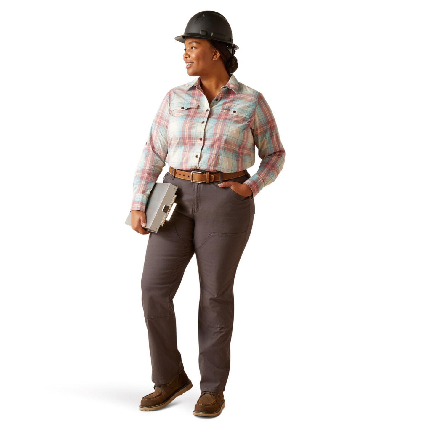 Ariat Womens Rebar Made Tough Durastretch Long Sleeve Work Shirt - EQ Saddlery