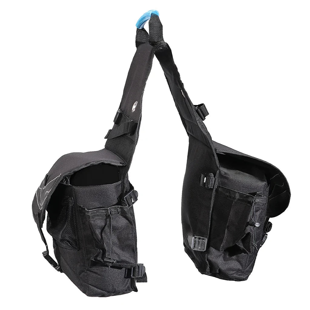 Fort Worth Multi Pocket Trail Riding Saddle Bag - EQ Saddlery