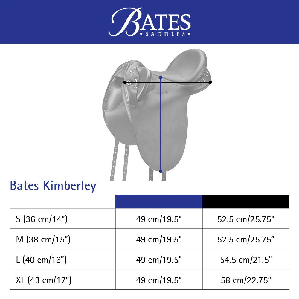 Bates Kimberley Heritage Flock DEMO Saddle Medium - EQ Saddlery