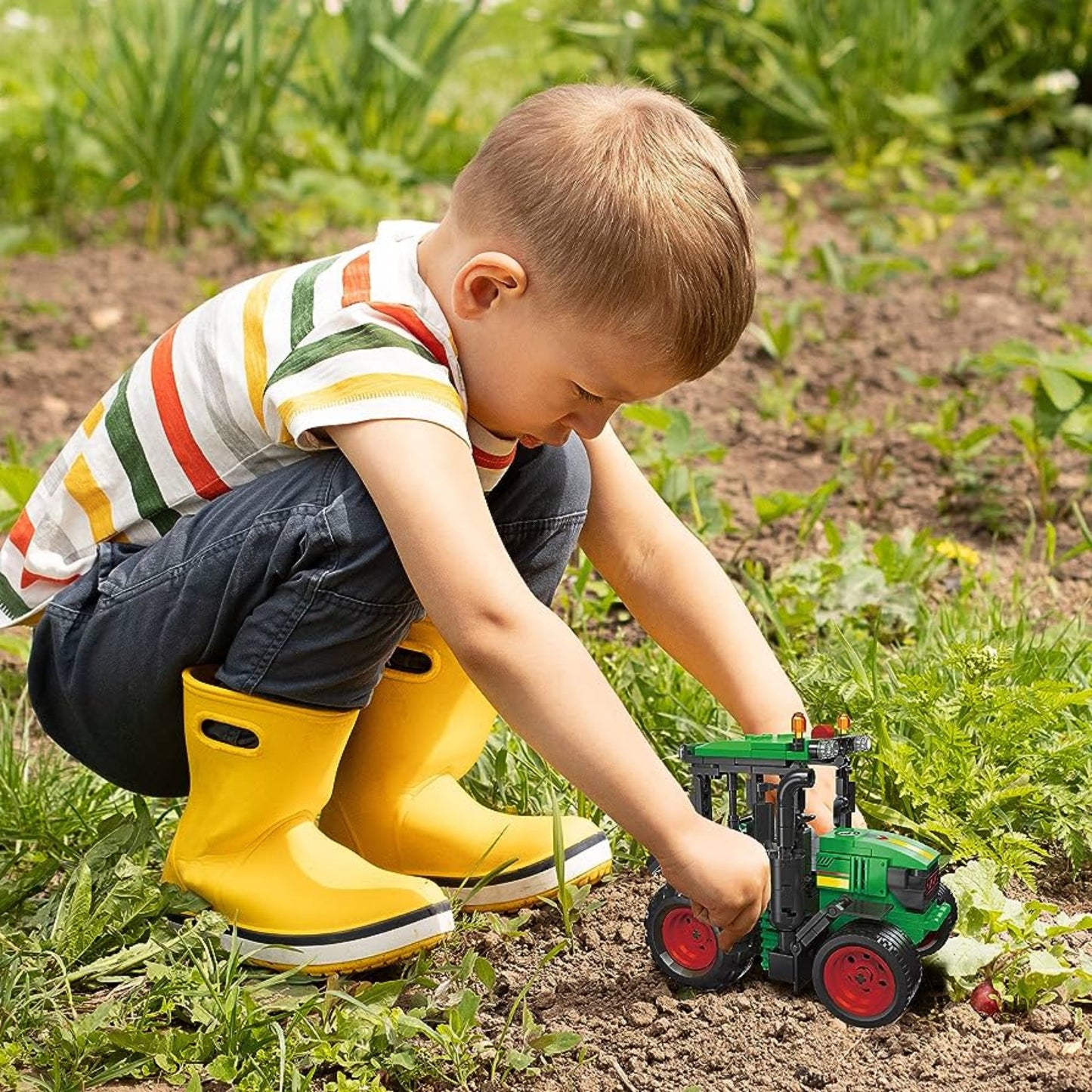 Big Country Toys Building Blocks Tractor - EQ Saddlery