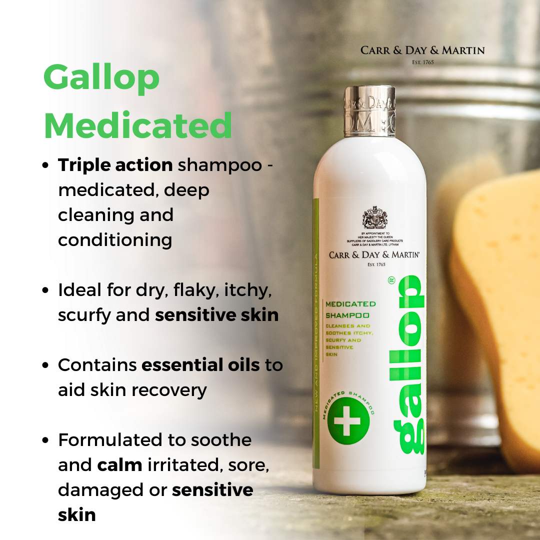 CDM Gallop Medicated Shampoo - EQ Saddlery