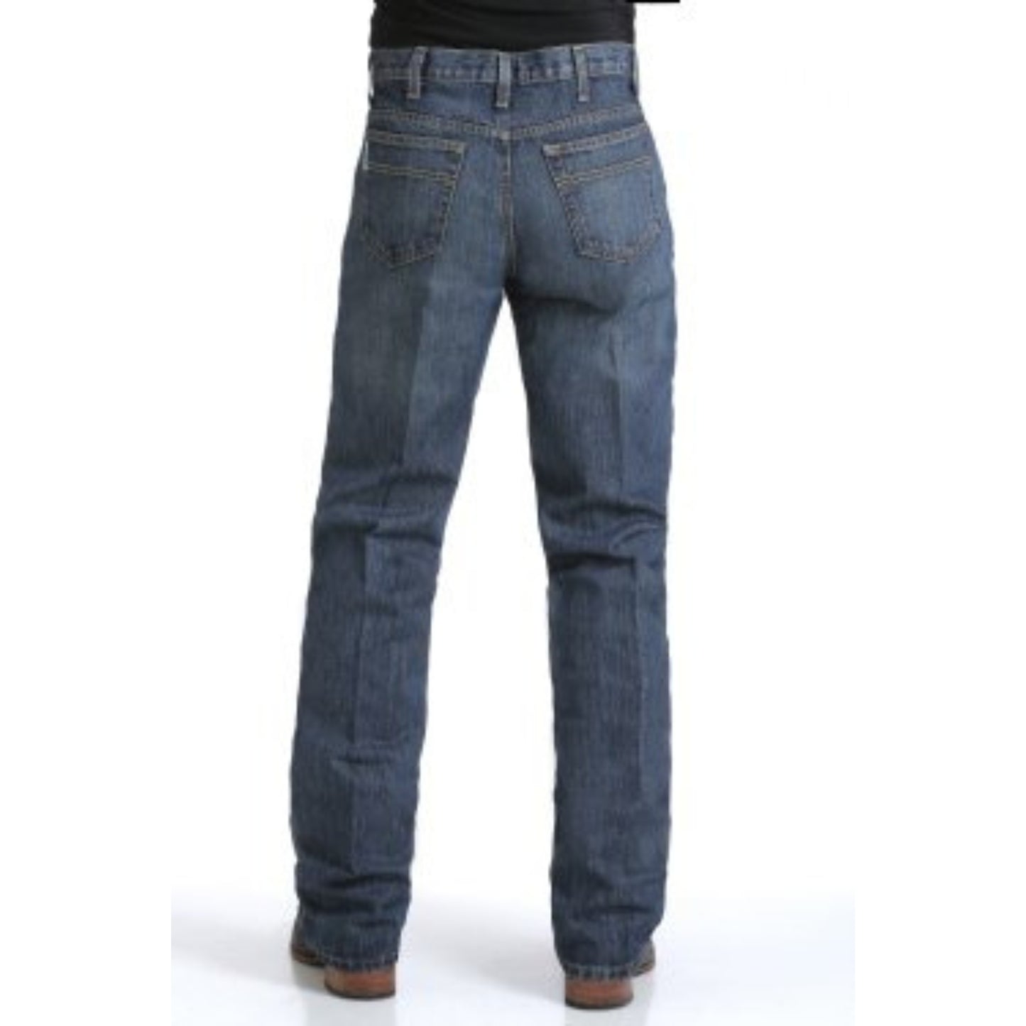 Cinch Mens White Dark Jeans - EQ Saddlery