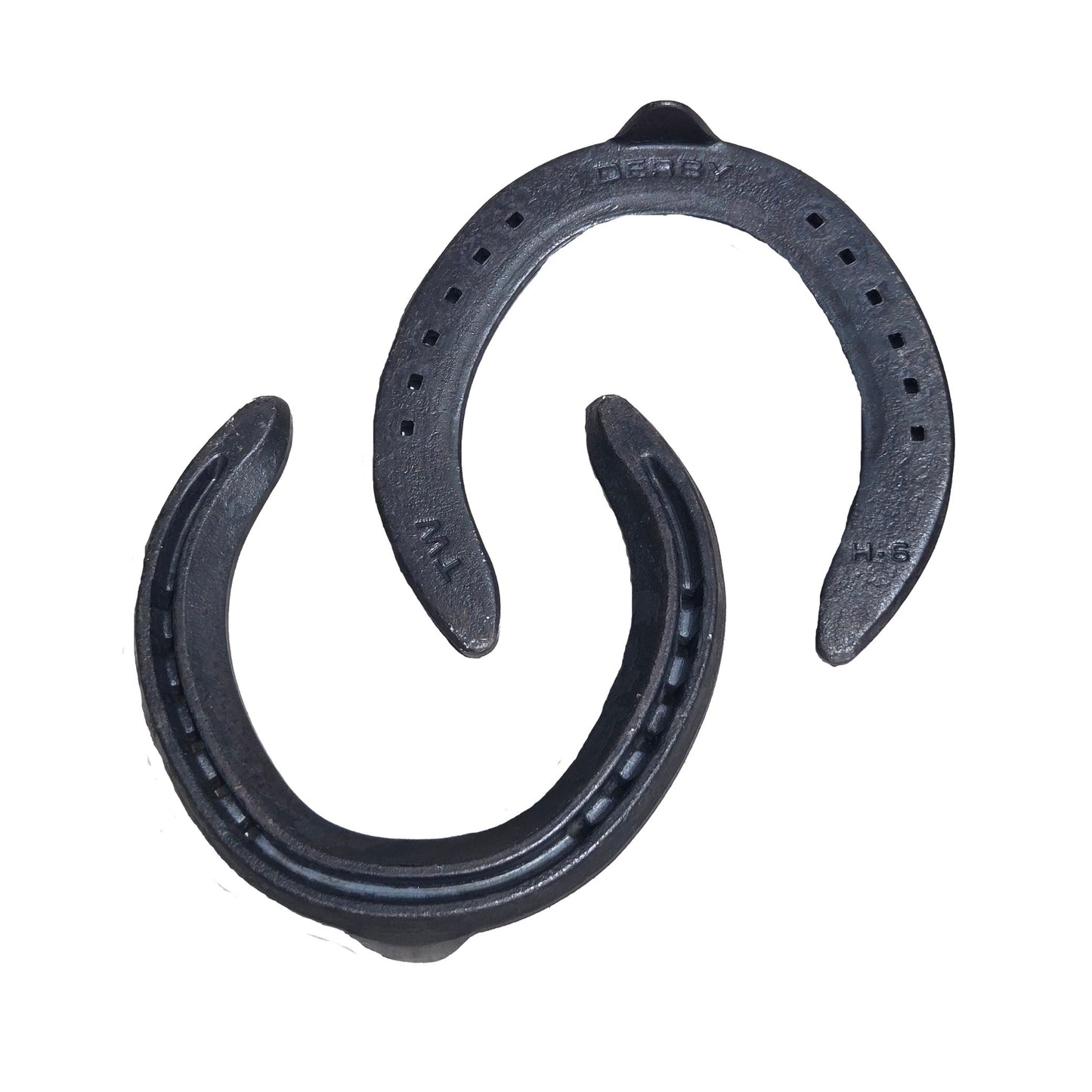 Mustad Derby Thin Wall Hind Toe Clip Steel Horse Shoes