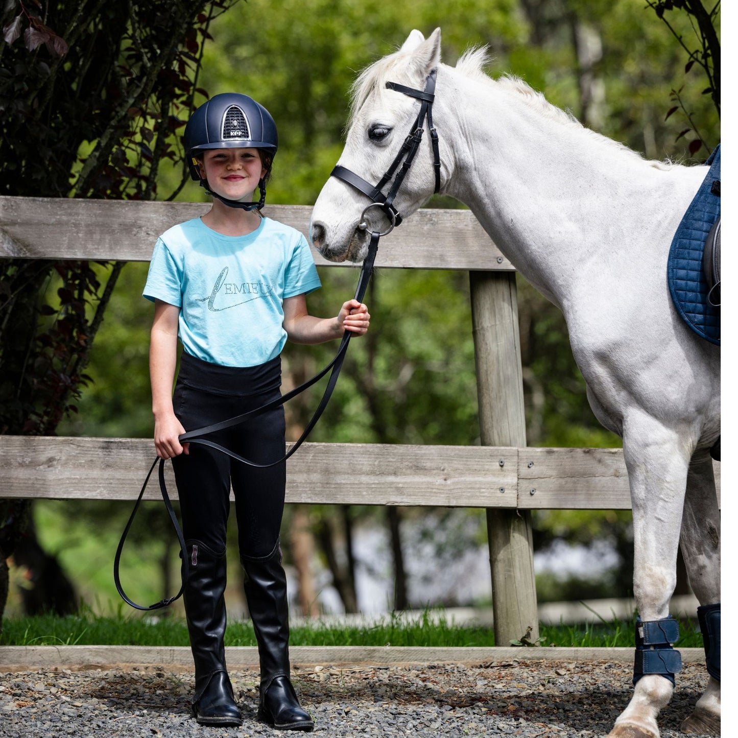Devon Form Full Seat Youth Tights - EQ Saddlery