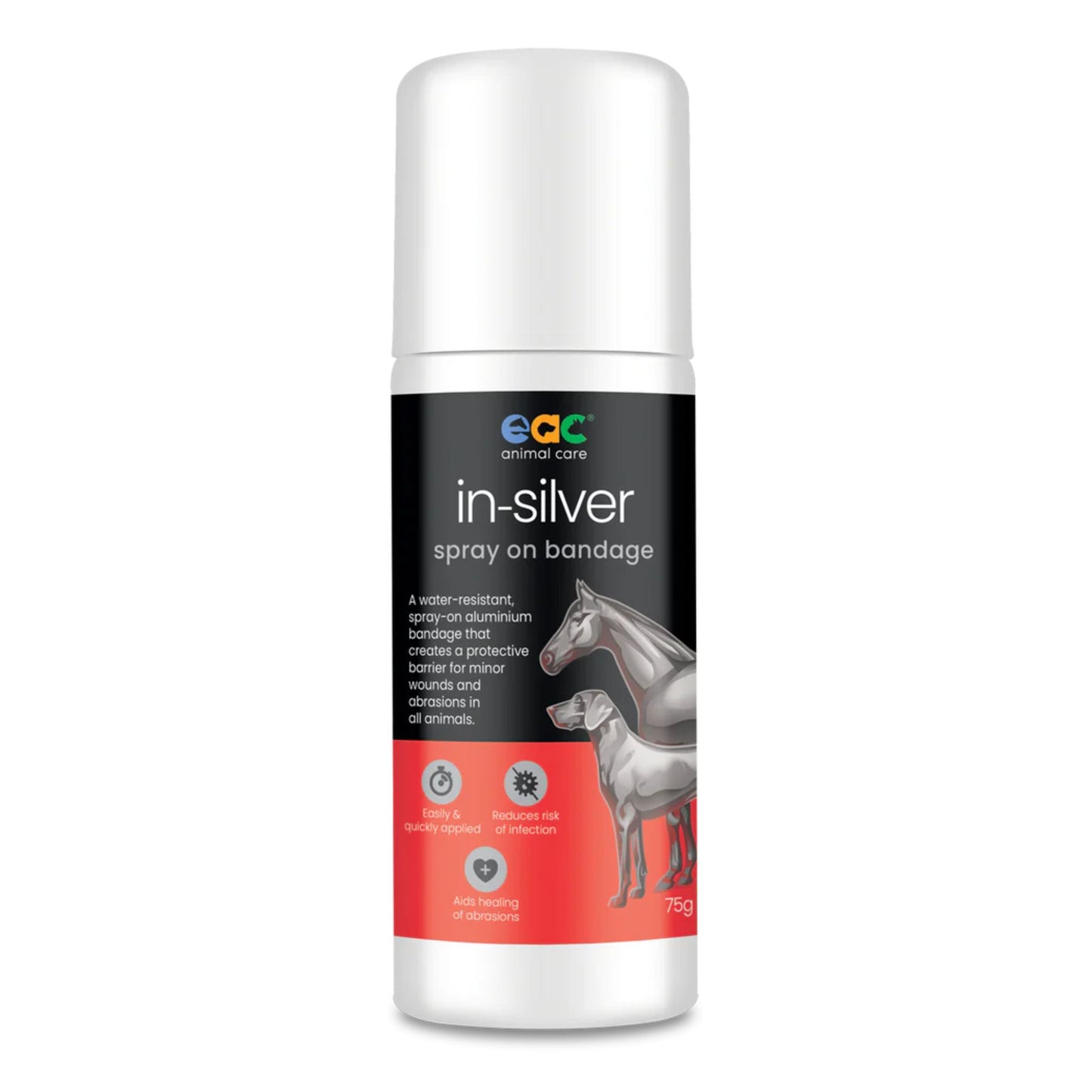 EAC Equine In-Silver Spray On Bandage - EQ Saddlery