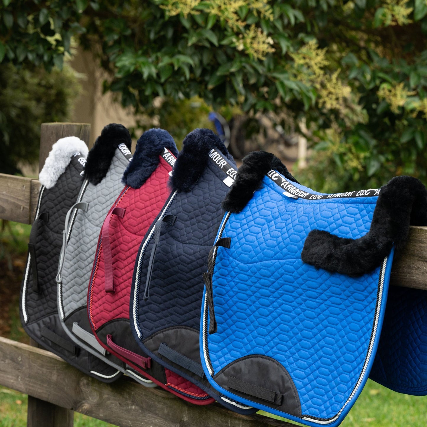 EQ Armour Wool Merino Lined Dressage Saddle Pad - EQ Saddlery