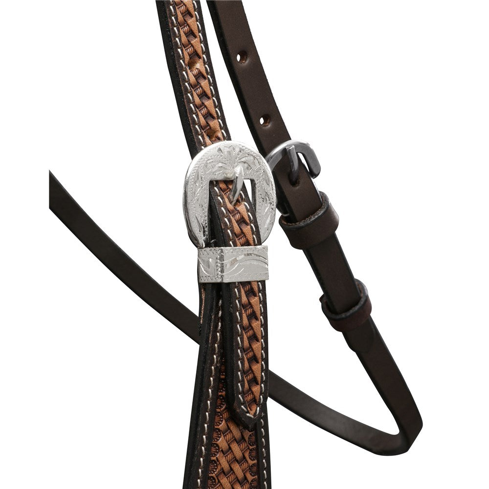 Forth Worth Basket Weave Headstall