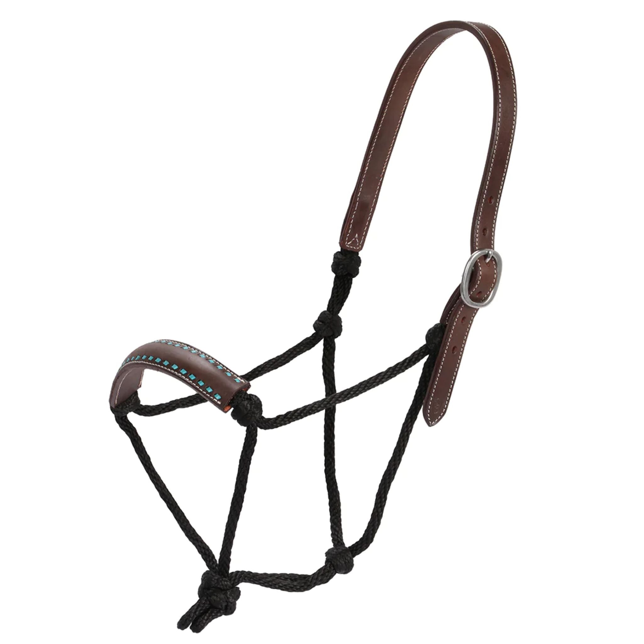 Fort Worth Elu Leather Floral Halter