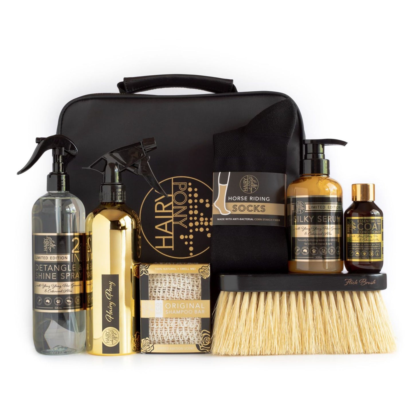 Hairy Pony Limited Edition Gold Label Gift Set - EQ Saddlery