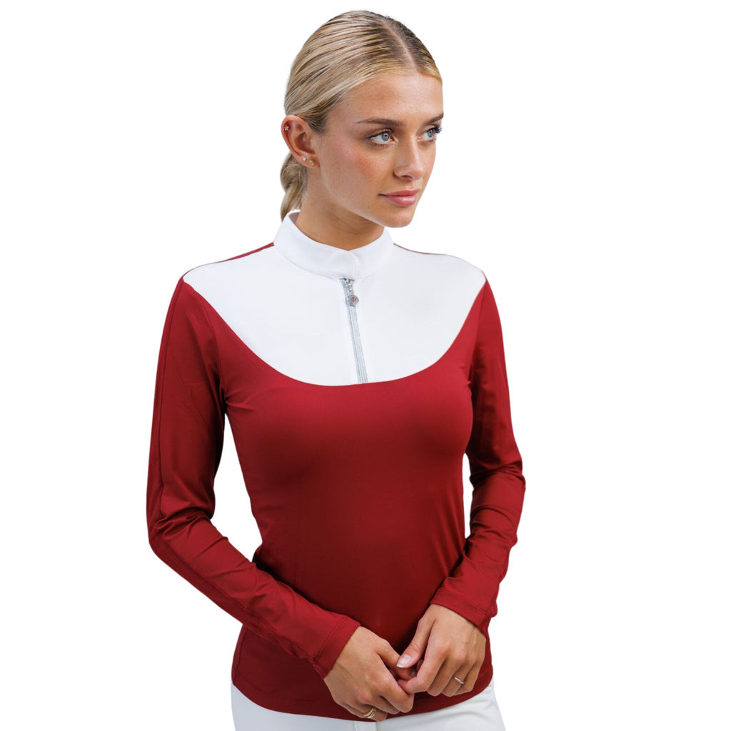 Harcour Coquette Long Sleeve Competition Polo