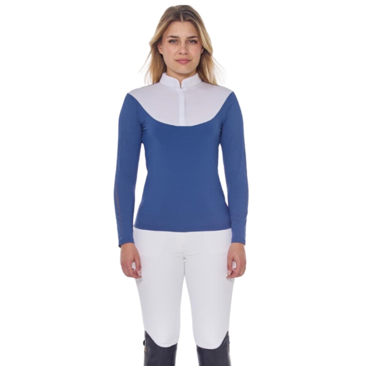 Harcour Pannie Competition Long Sleeve Polo - EQ Saddlery