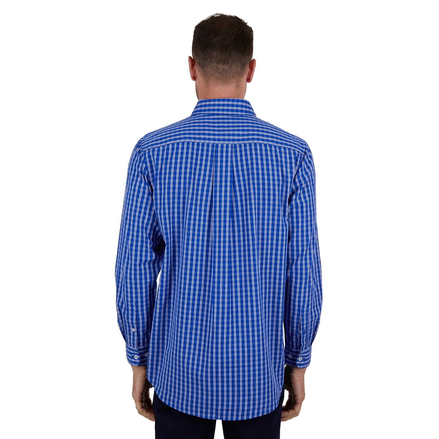 Hard Slog Mens Tad Half Placket Long Sleeve Shirt - EQ Saddlery