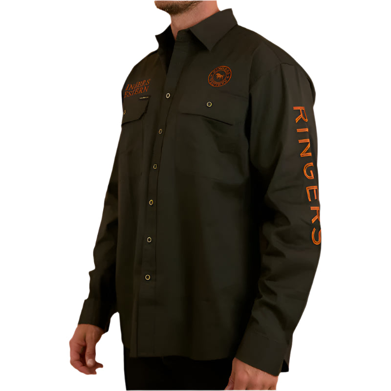 Ringers Western Mens Hawkeye Full Button Work Shirt - EQ Saddlery