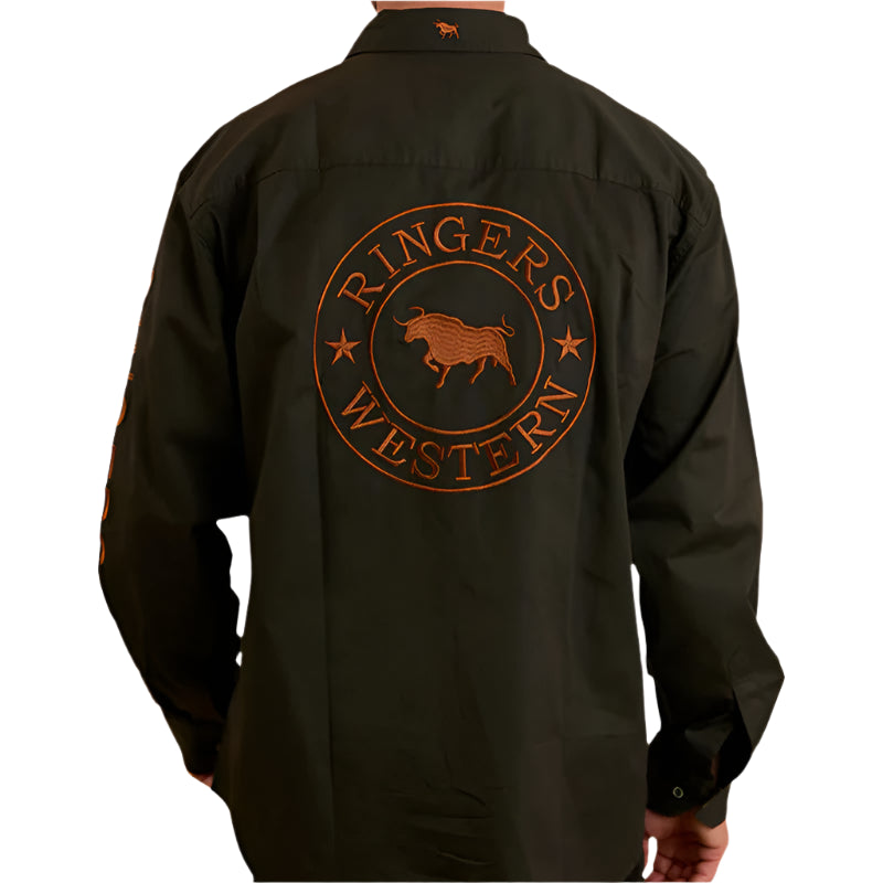 Ringers Western Mens Hawkeye Full Button Work Shirt - EQ Saddlery