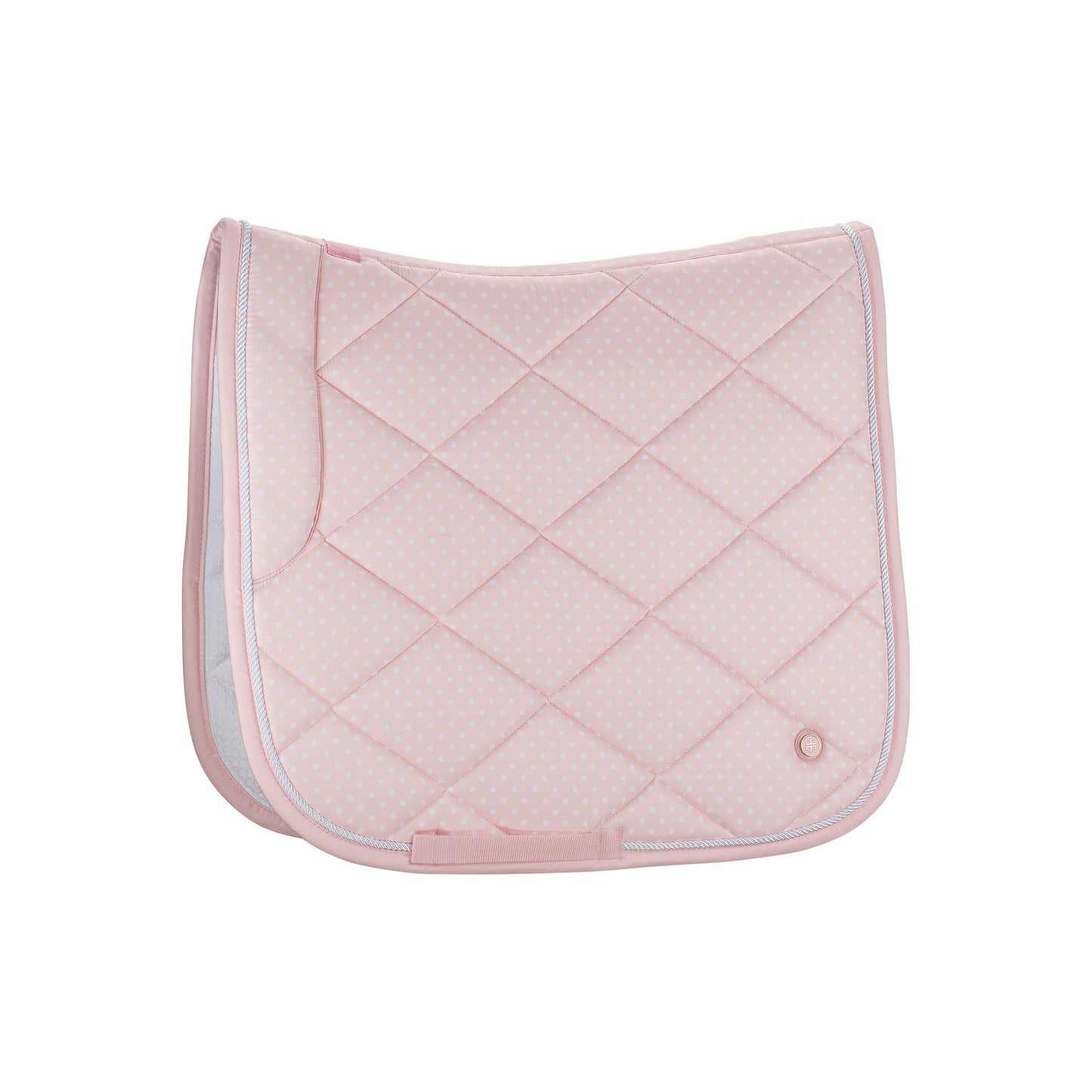 Lara Tweedie Pink Polka Dot Dressage Saddle Pad