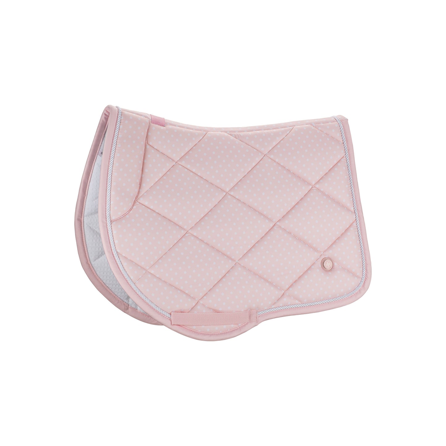 Lara Tweedie Pink Polka Dot Jump Saddle Pad
