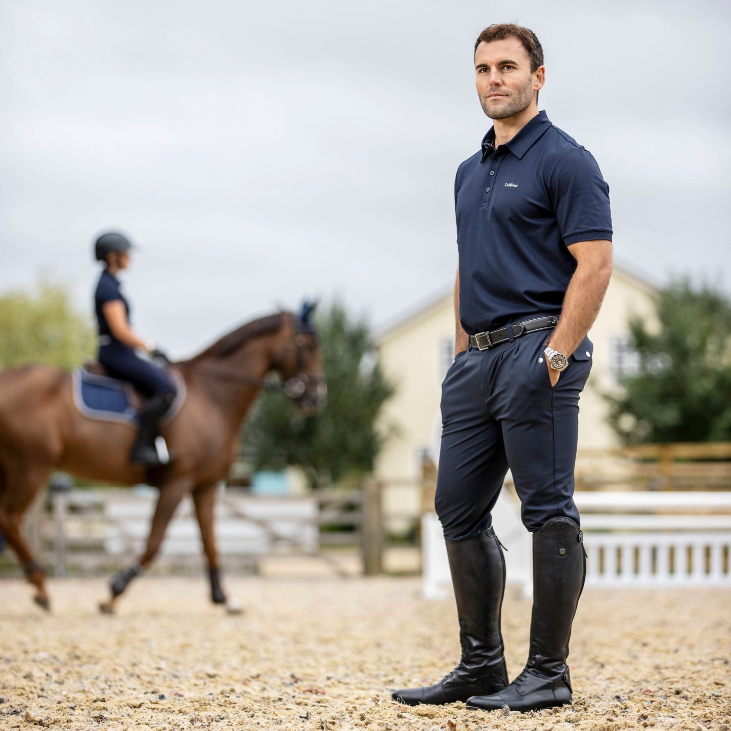 LeMieux Mens Elite Classic Pleated Breech - EQ Saddlery