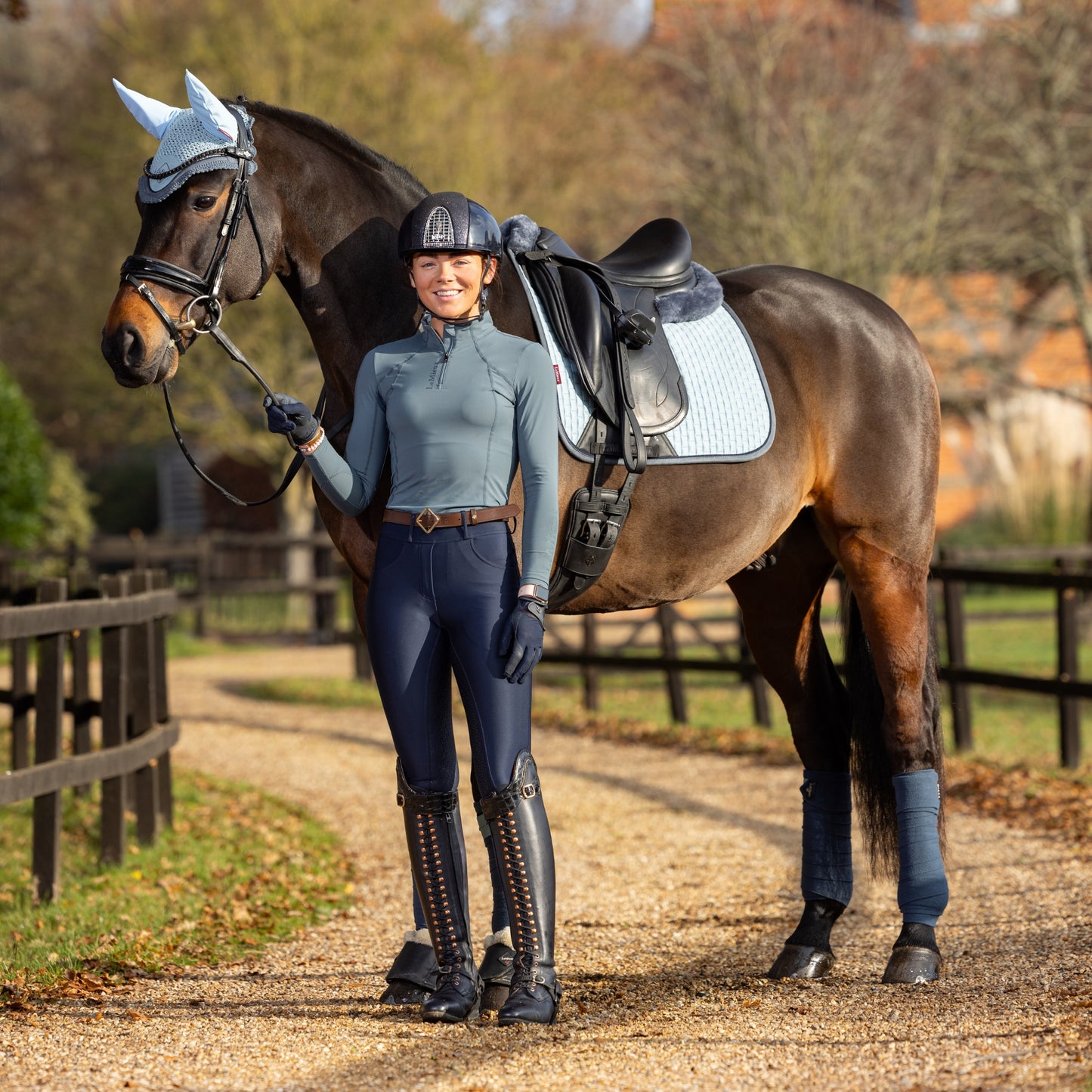 LeMieux Suede Dressage Square - EQ Saddlery