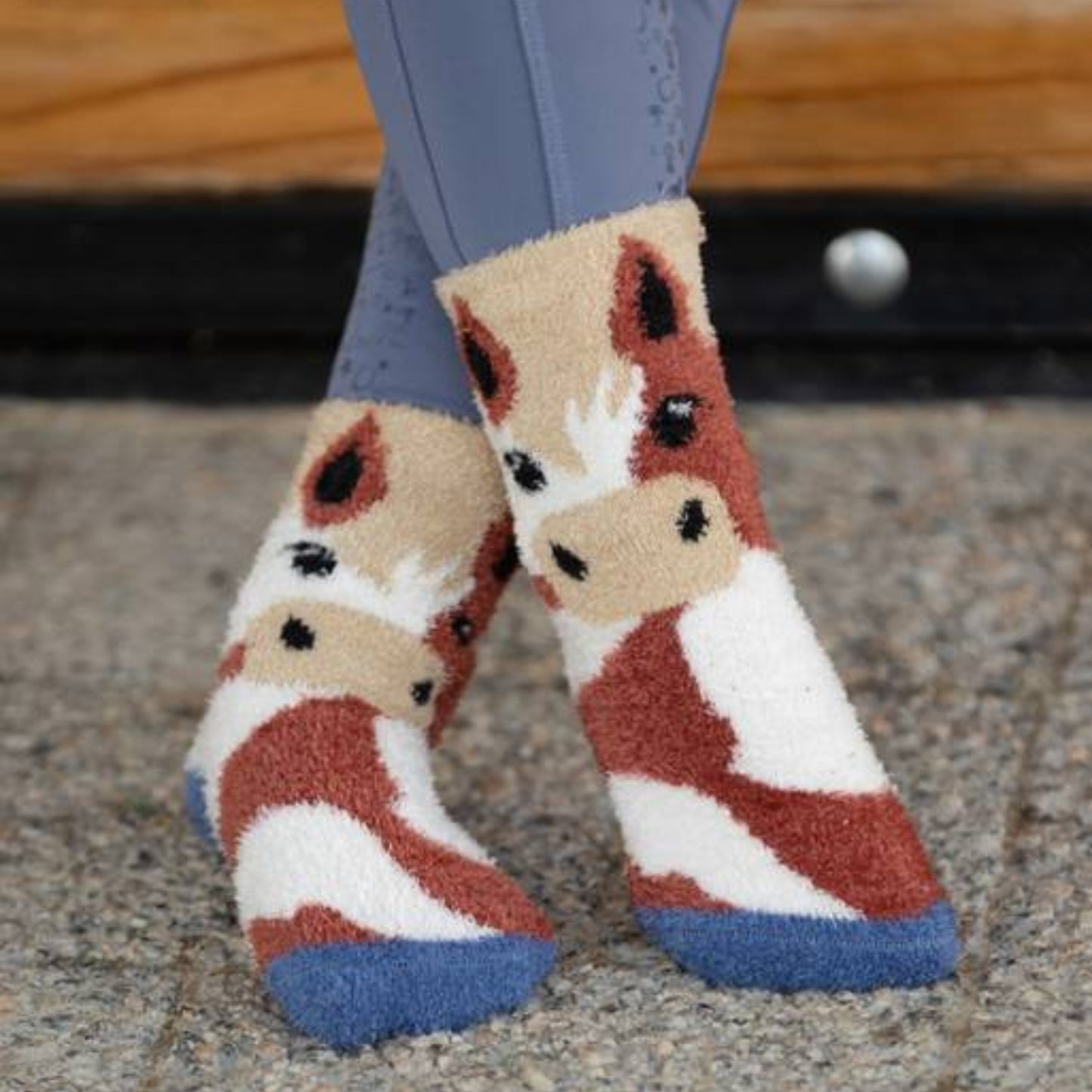LeMieux Mini Fluffy Character Socks - EQ Saddlery