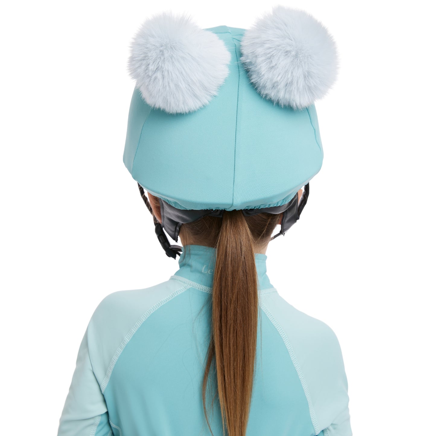 LeMieux Mini Double Pom Hat Silk - EQ Saddlery