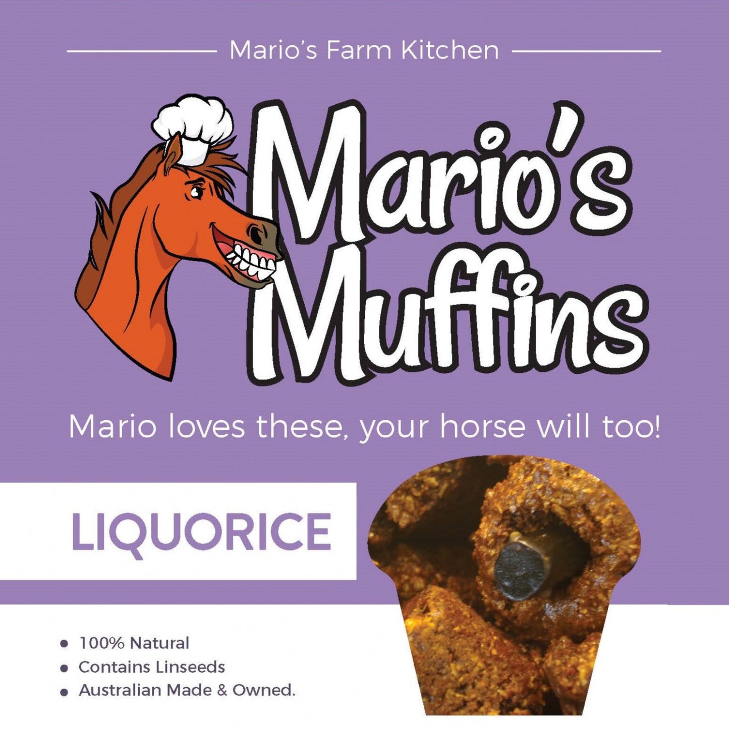 Marios Muffins Licorice