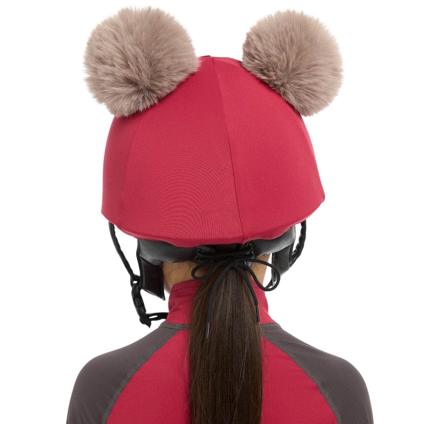 LeMieux Mini Double Pom Hat Silk - EQ Saddlery
