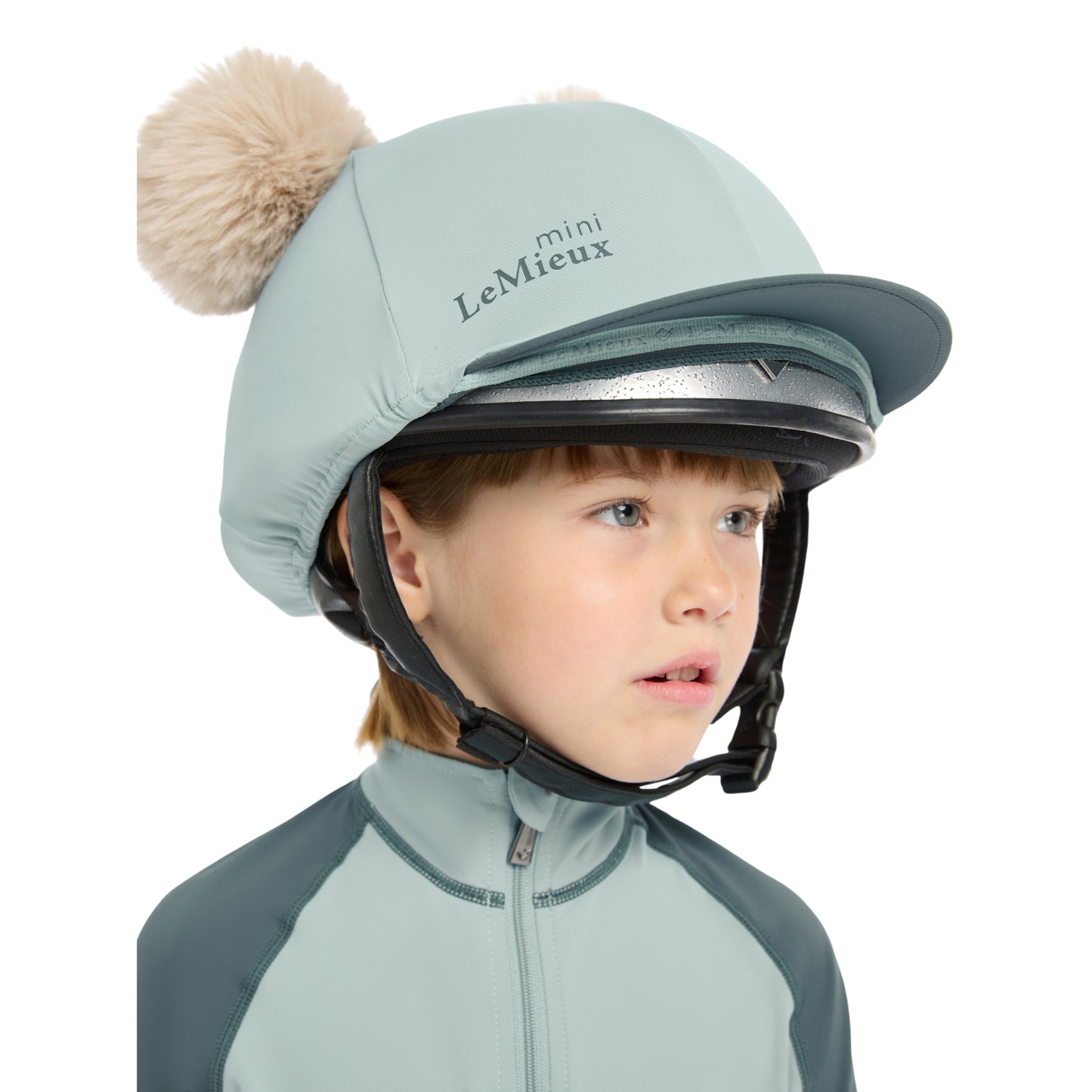 LeMieux Mini Double Pom Hat Silk - EQ Saddlery