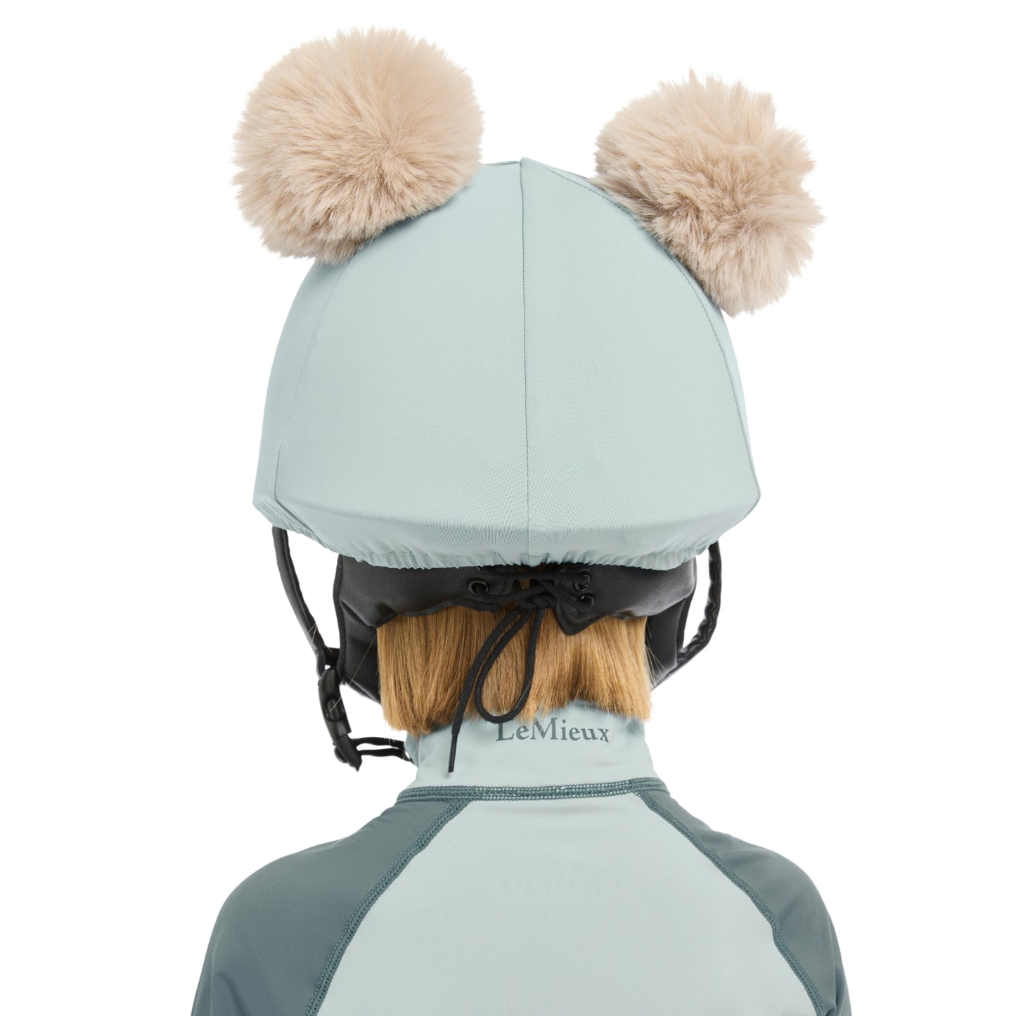 LeMieux Mini Double Pom Hat Silk - EQ Saddlery