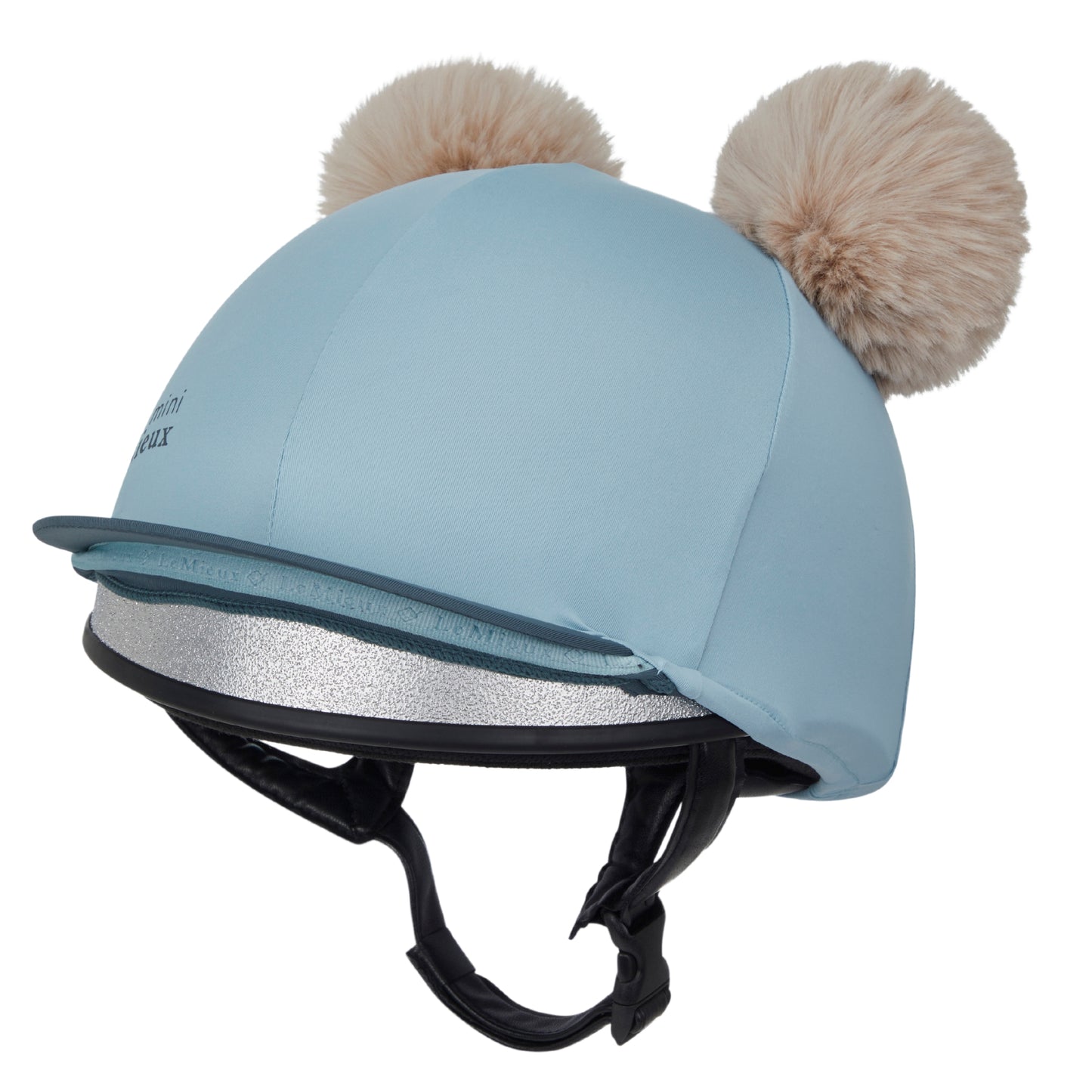 LeMieux Mini Double Pom Hat Silk - EQ Saddlery