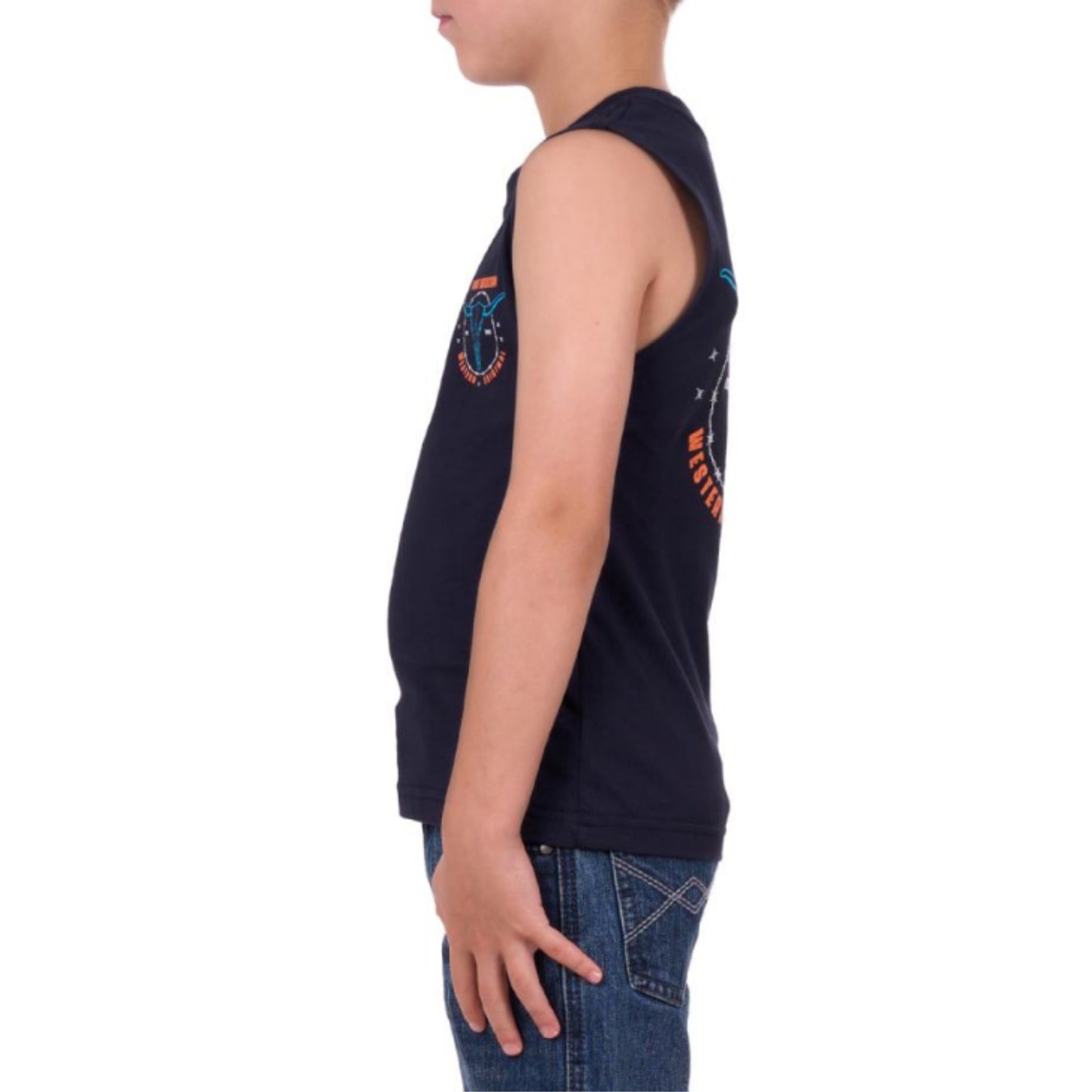 Pure Western Boys Fred Muscle Tank - EQ Saddlery