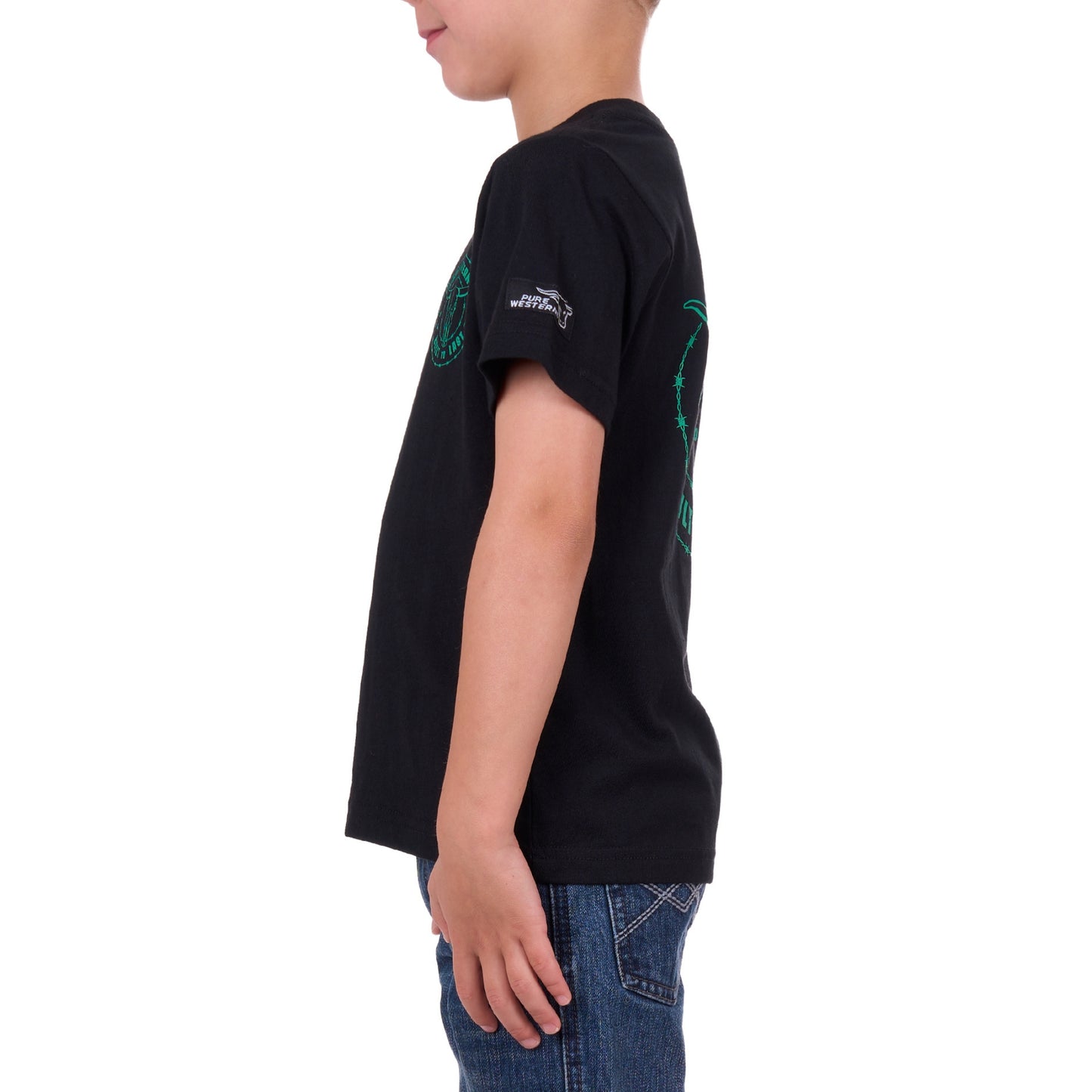 Pure Western Boys Walker Short Sleeve Tee - EQ Saddlery
