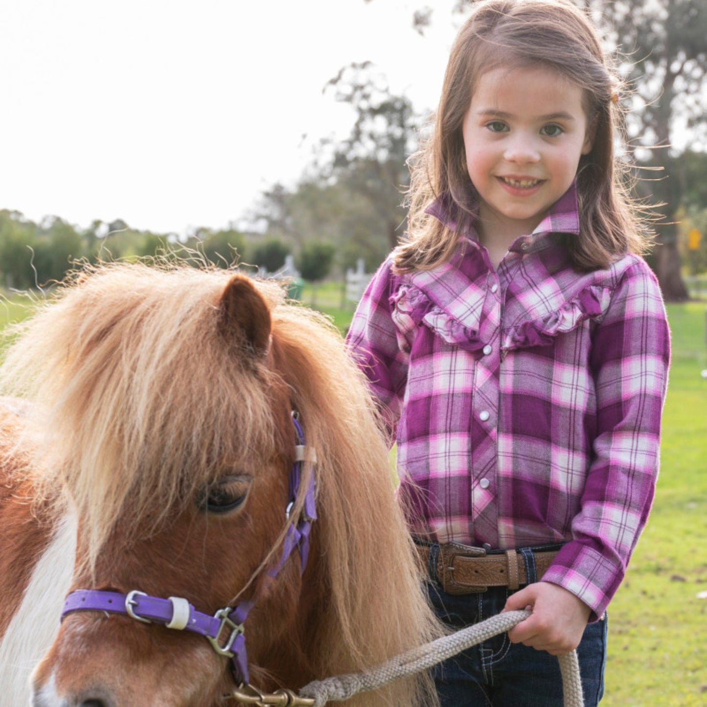 Pure Western Girls Shakia Long Sleeve Shirt - EQ Saddlery