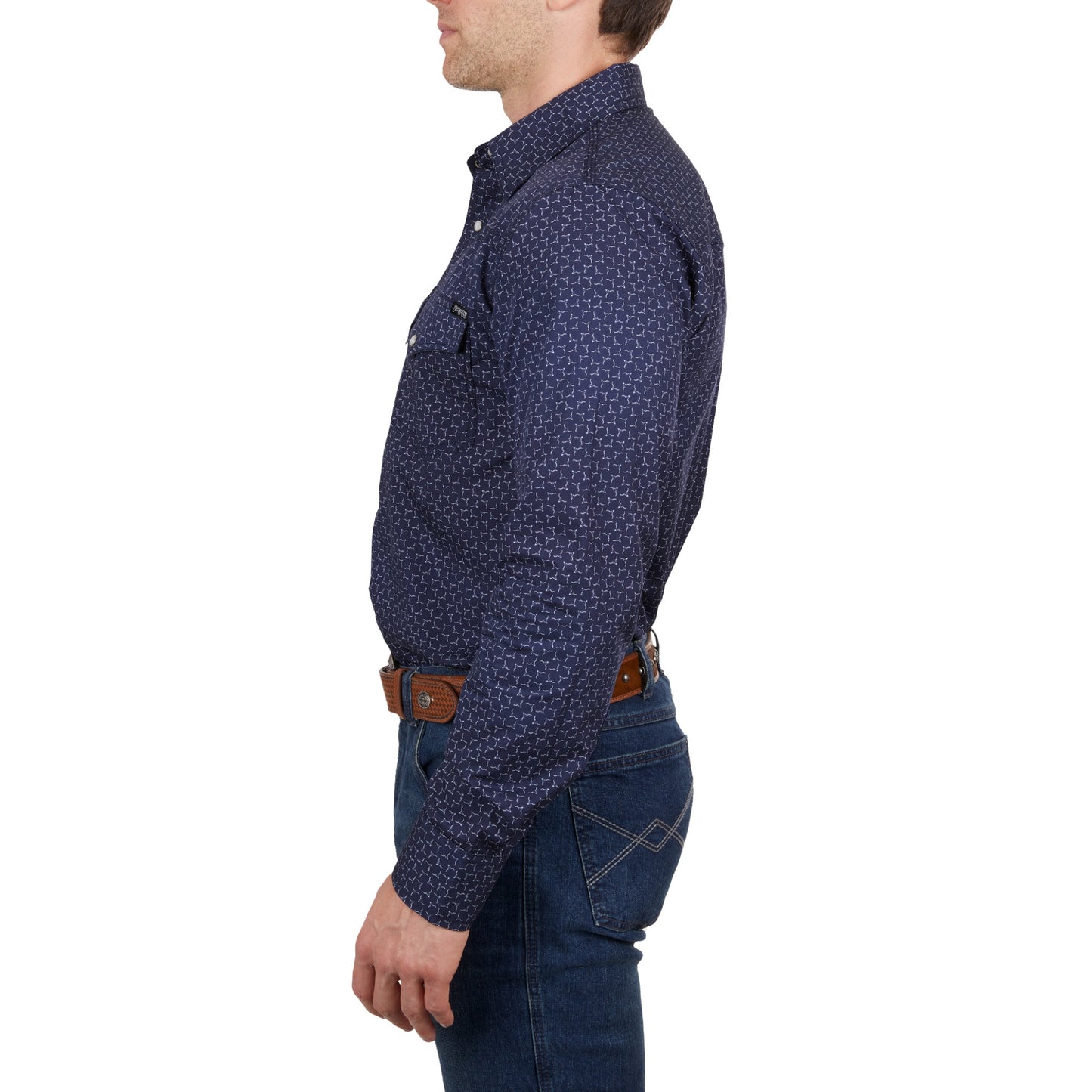 Pure Western Mens Jett Long Sleeve Shirt - EQ Saddlery