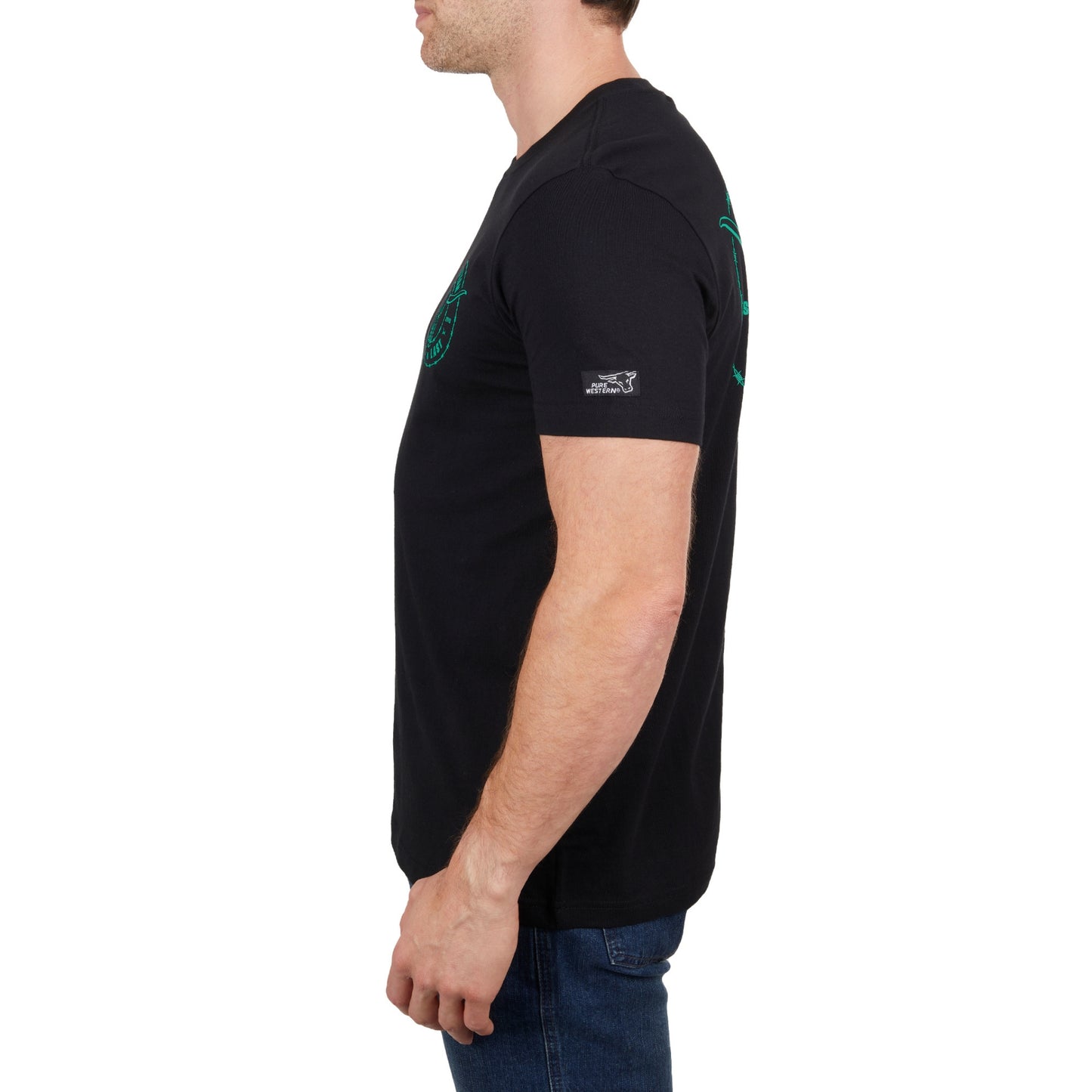 Pure Western Mens Walker Short Sleeve Tee - EQ Saddlery