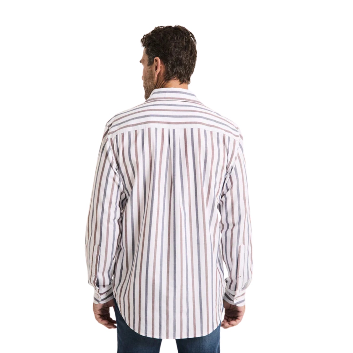RB Sellars Mens Amaroo Full Button Long Sleeve Shirt