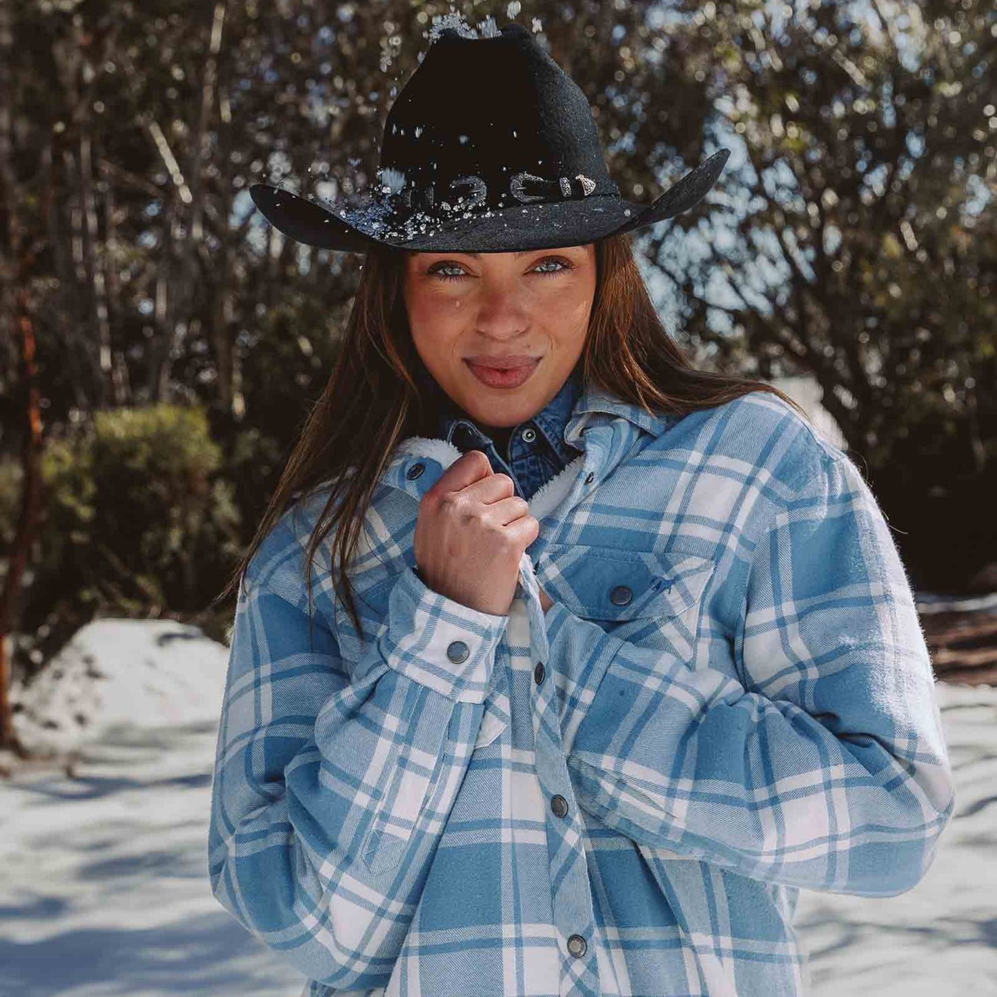 Ringers Western Womens Sadie Sherpa Flannel Jacket