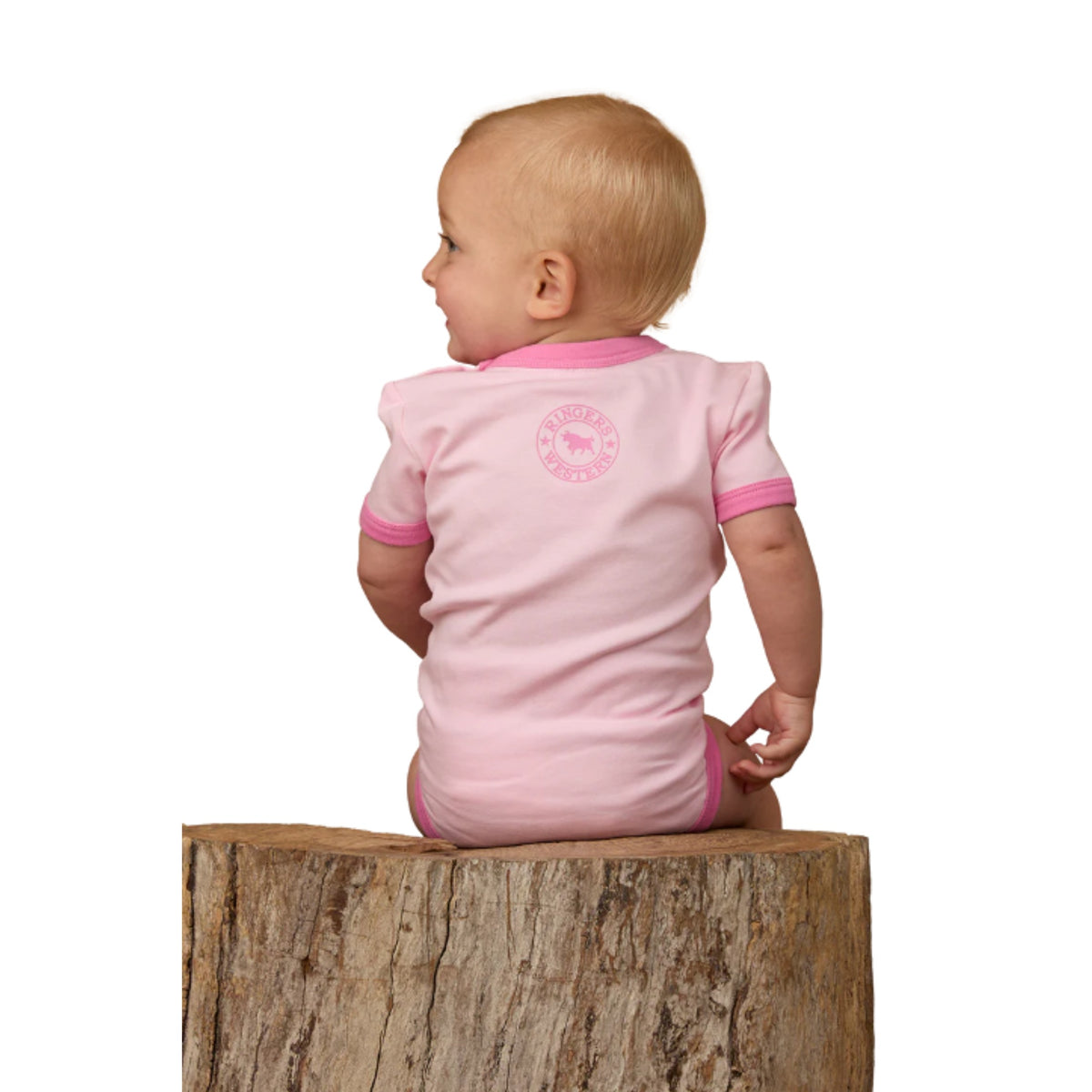 Ringers Western Babies Howdy Cowgirl Short Sleeve Romper