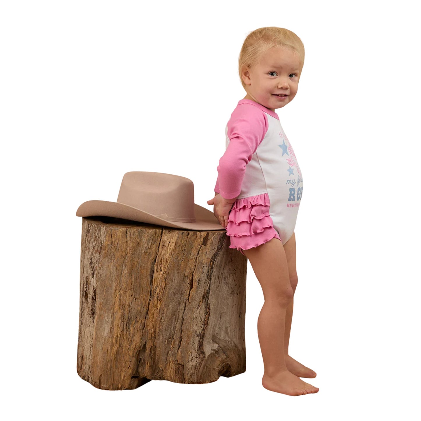 Ringers Western Babies Rodeo Girl Frilled Romper Suit