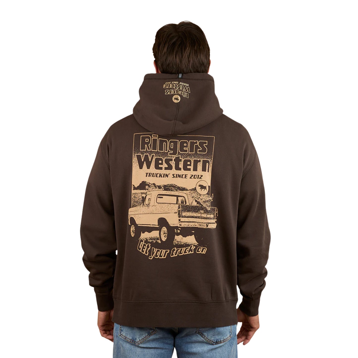 Ringers Western Mens Get Your Truck On Hoodie