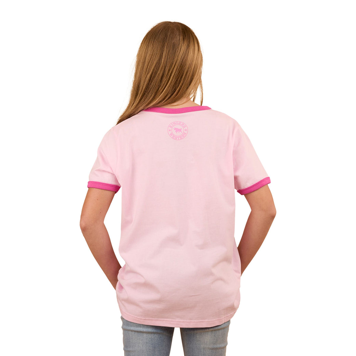 Ringers Western Kids Howdy Cowgirl Ringer T-Shirt