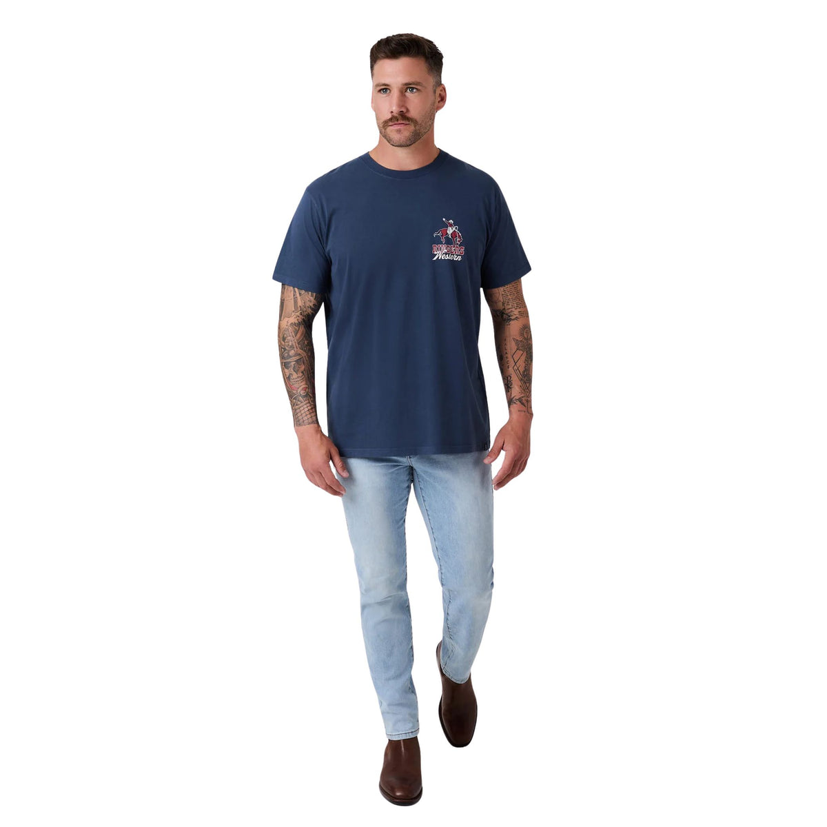 Ringers Western Mens Australian Cowboy Loose Fit T-Shirt