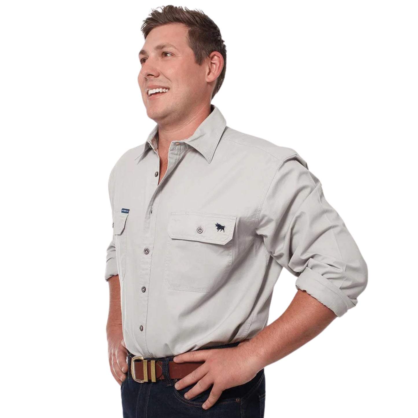 Ringers Western Mens King River Full Button Work Shirt - EQ Saddlery
