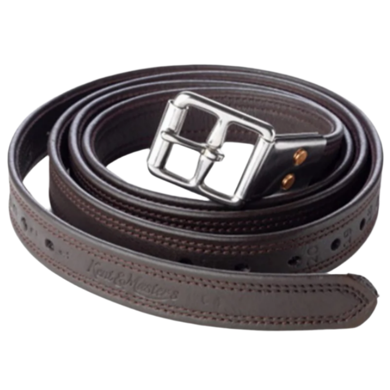 Kent and Masters Hide-covered Stirrup Leathers - EQ Saddlery