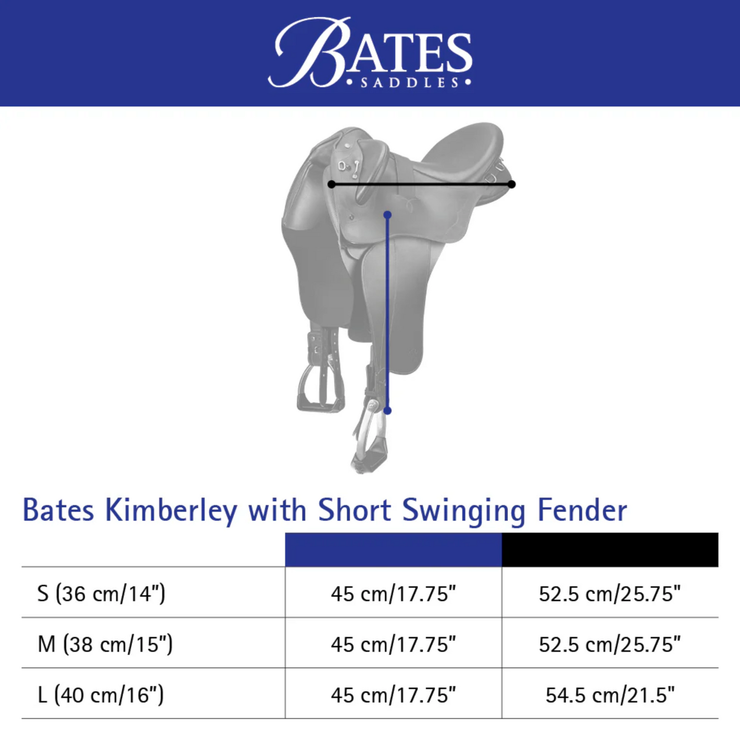 Bates Kimberley Heritage with Swinging Fender (Short) CAIR Brown - EQ Saddlery
